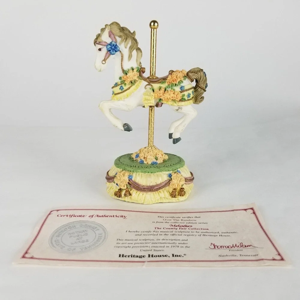 Carousel Horse‎ Melodies County Fair Collection Somewhere Over The Rainbow
